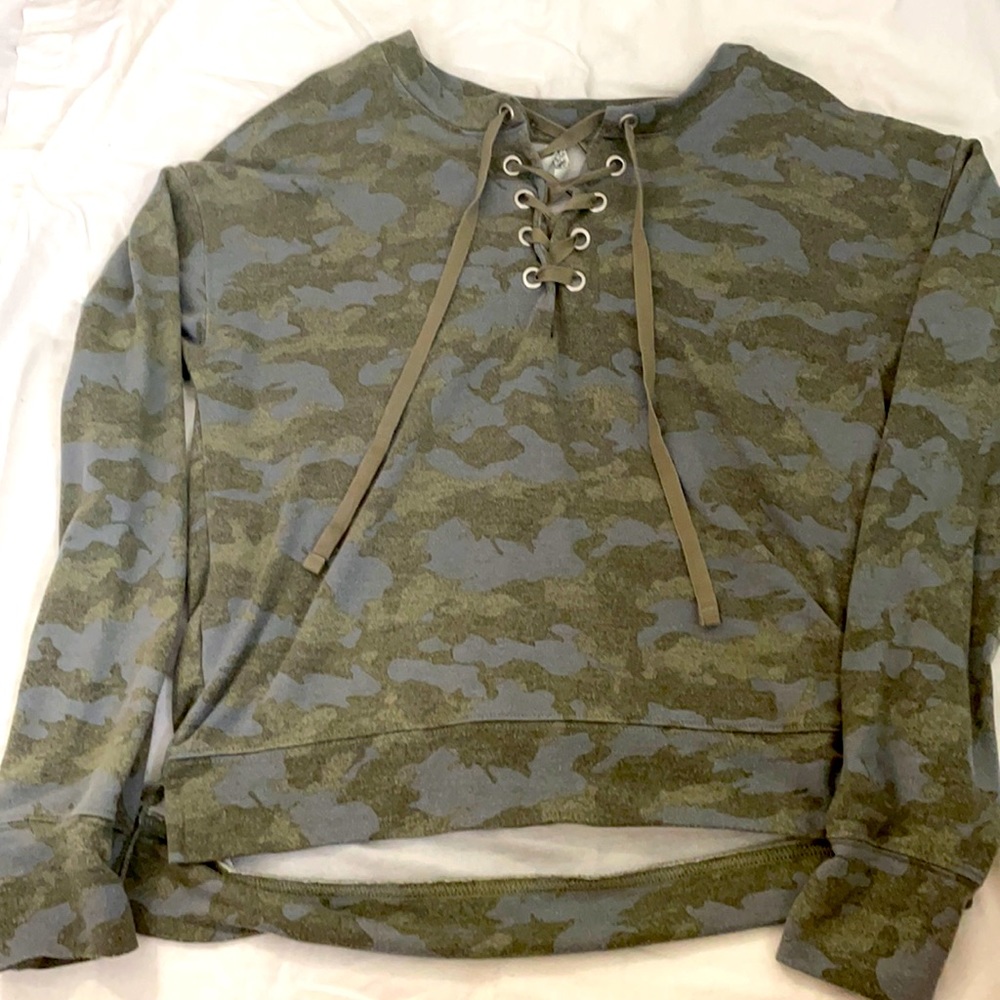 Camo long sleeve shirt